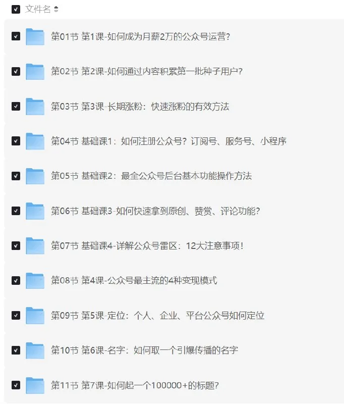 《零基础做出能赚钱的牛逼公众号》公众号运营及个人IP打造！